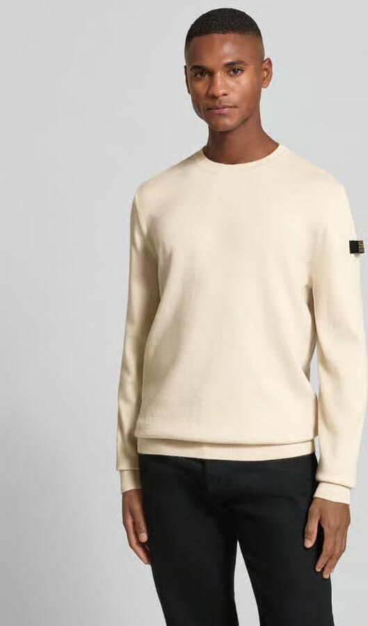 PME Legend Gebreide pullover met ribboorden - Foto 2