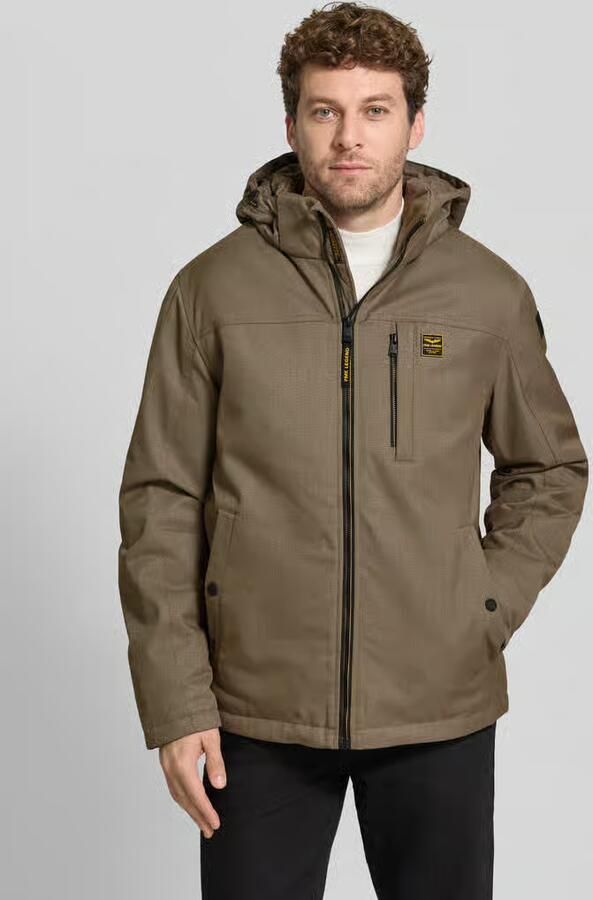 PME LEGEND Heren Jassen Semi Long Jacket Strator Melange Twill Khaki - Foto 9