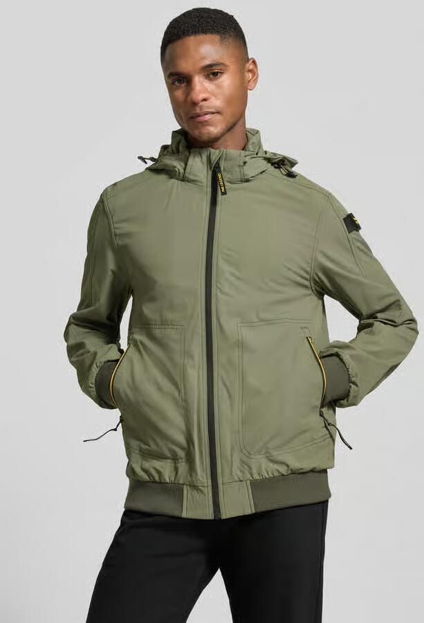 PME LEGEND Heren Jassen Stretch Flightjacket Khaki - Foto 13