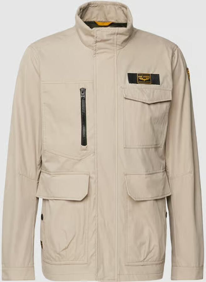 PME LEGEND Heren Jassen Semi Long Jacket Futurer Mech Cotton Beige - Foto 3