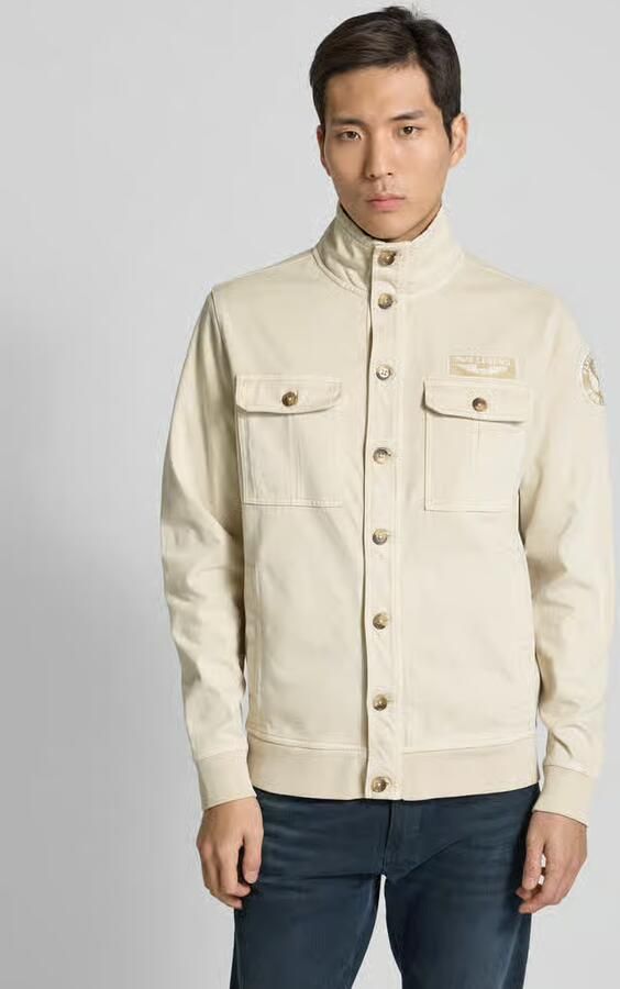 PME Legend Knoopjas Open Einde Jersey Beige Heren - Foto 5