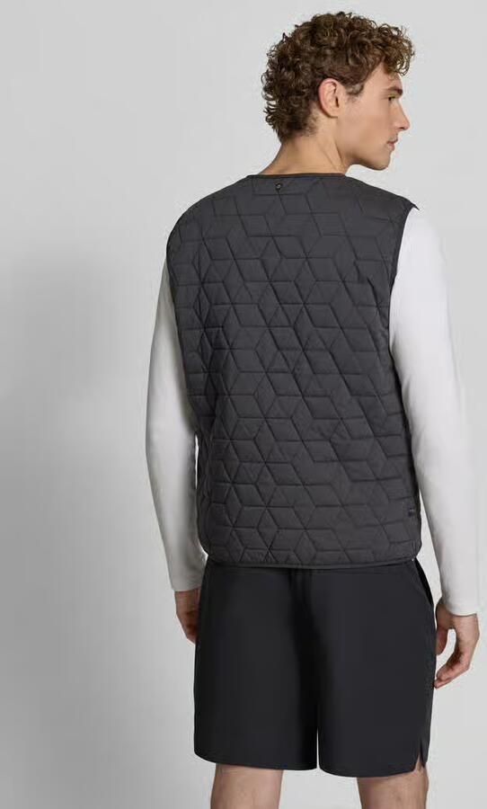 PME Legend regular fit bodywarmer in gewatteerde look - Foto 3