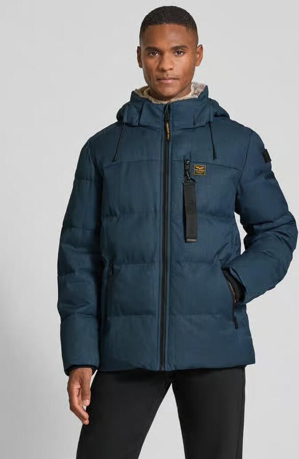 PME Legend Regular fit gewatteerd jack met viscose model 'YET' - Foto 4
