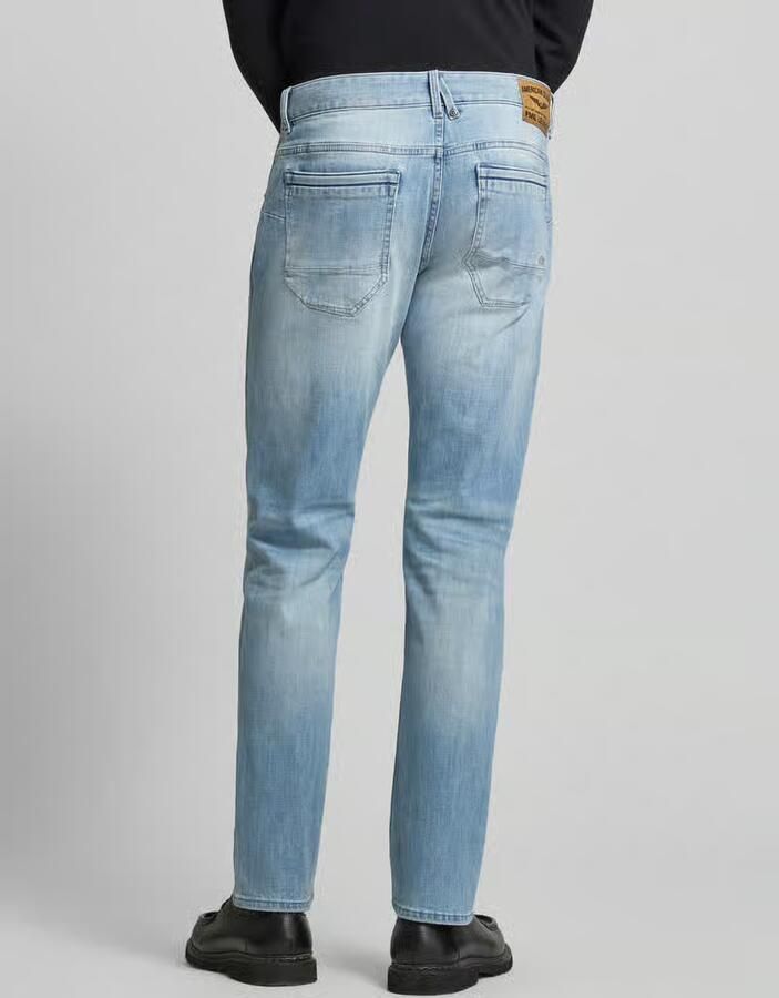 PME Legend NIGHTFLIGHT regular fit jeans met textuur lichtblauw - Foto 14