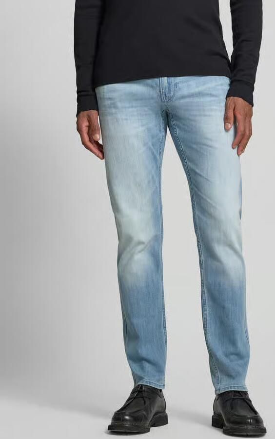 PME Legend NIGHTFLIGHT regular fit jeans met textuur lichtblauw - Foto 16