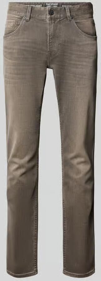 PME Legend Regular Fit jeans met labelstitching model 'Nightflight' - Foto 3