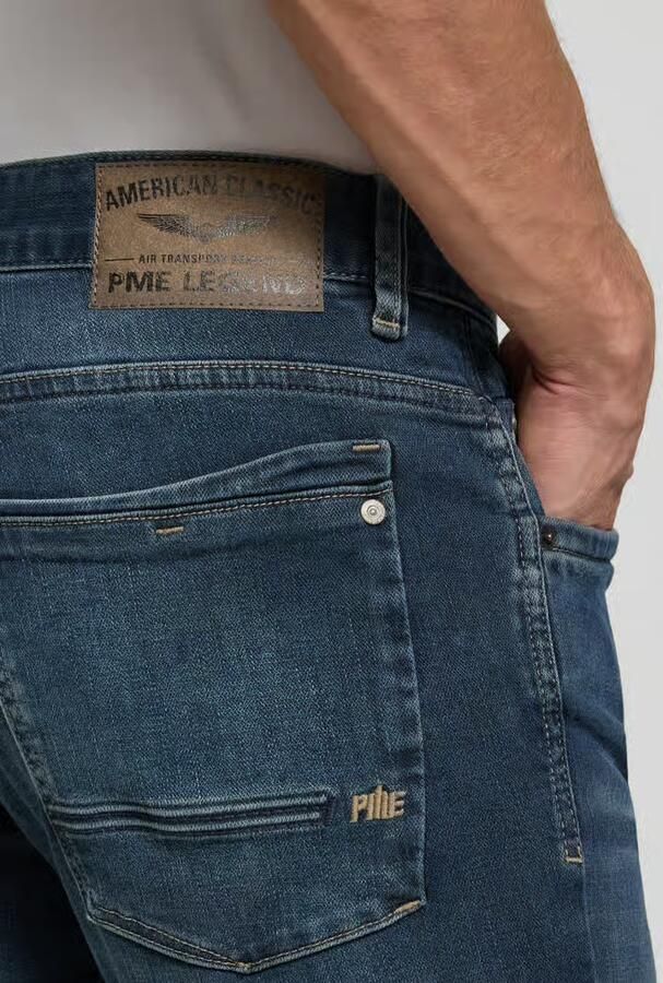 PME Legend Straight fit jeans met logostitching model 'Commander' - Foto 9