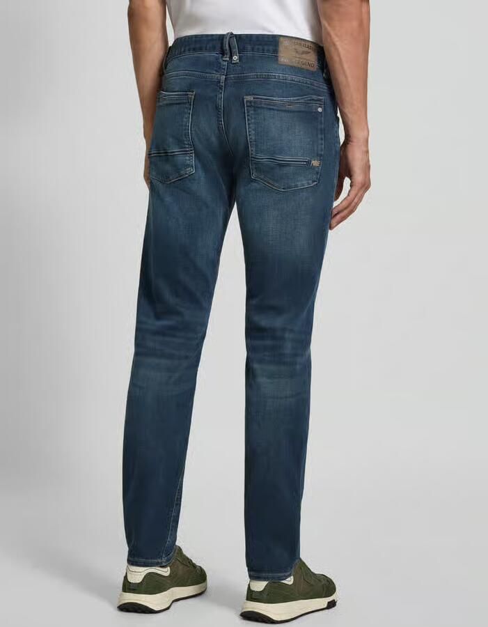 PME Legend Straight fit jeans met logostitching model 'Commander' - Foto 9