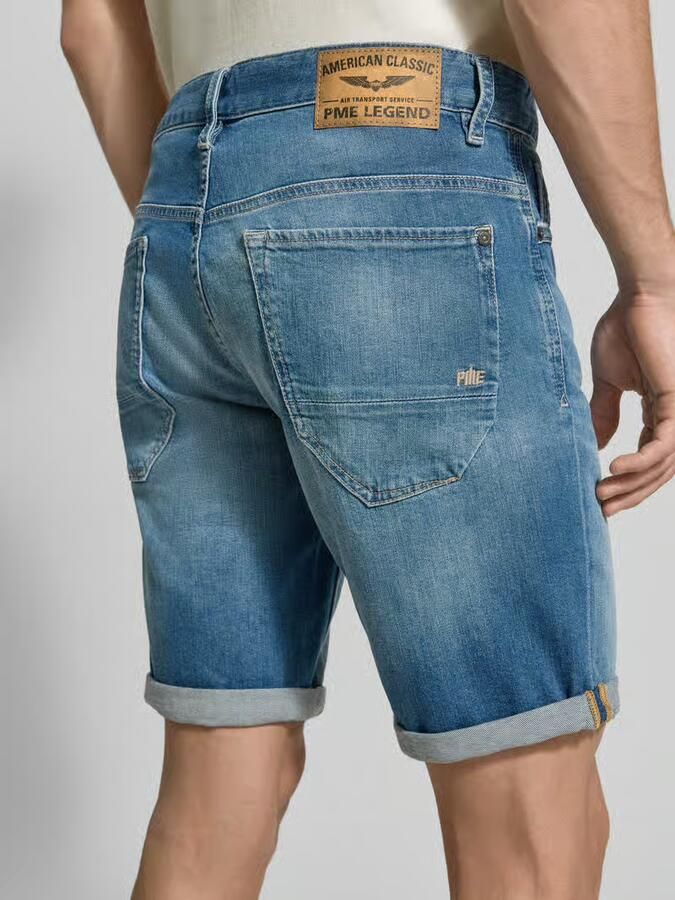 PME Legend regular fit jeansshort in 5-pocket-design - Foto 8