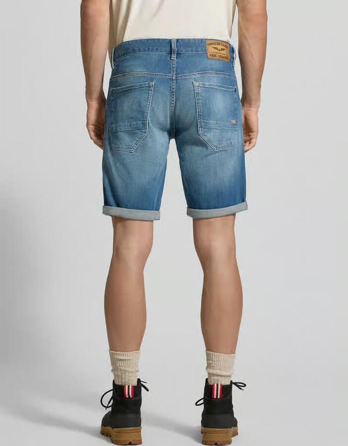 PME Legend regular fit jeansshort in 5-pocket-design - Foto 8