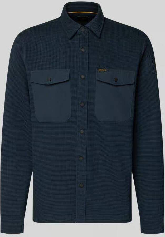 PME Legend Regular fit overhemdjack met borstzakken - Foto 5