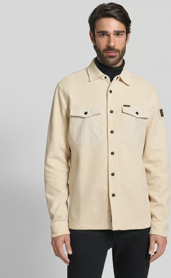 PME Legend Regular fit overhemdjack met borstzakken - Foto 3
