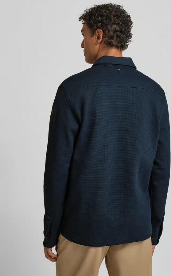 PME Legend Regular fit overhemdjack met borstzakken - Foto 6