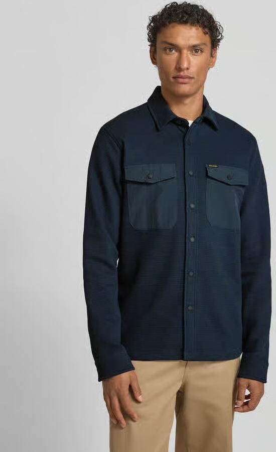 PME Legend Regular fit overhemdjack met borstzakken - Foto 7