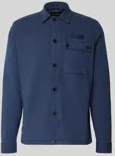 PME Legend regular fit overhemdjack met kentkraag en label-stitching - Foto 2