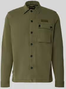 PME Legend regular fit overhemdjack met kentkraag en label-stitching - Foto 2
