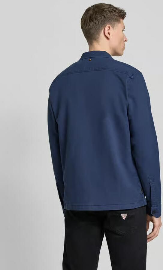 PME Legend regular fit overhemdjack met kentkraag en label-stitching - Foto 4