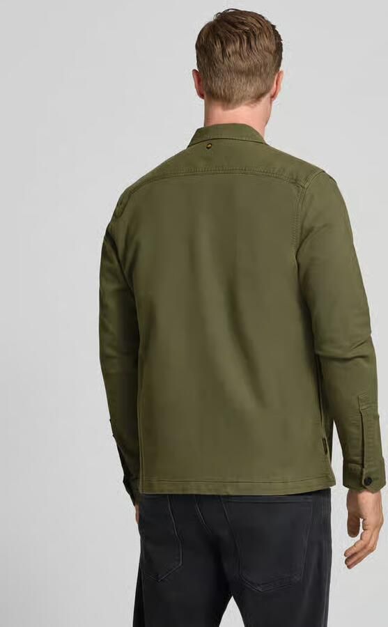 PME Legend regular fit overhemdjack met kentkraag en label-stitching - Foto 4