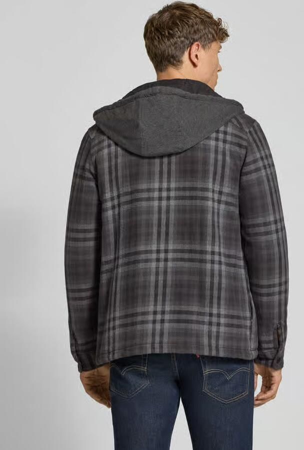 PME Legend regular fit overshirt met capuchon en borstzakken - Foto 6