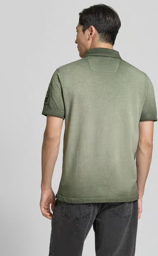 PME LEGEND Polo met cold-dye wassing en flight pocket - Foto 5