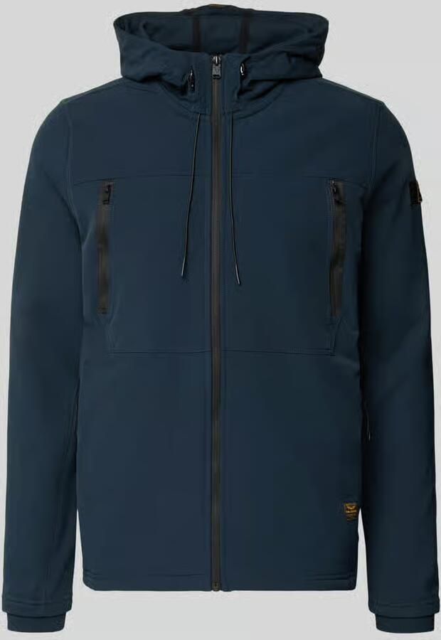 PME Legend Regular fit sweatjack met ritszakken
