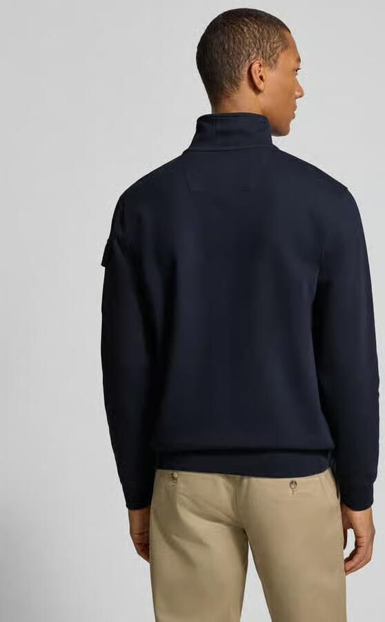 PME LEGEND Heren Truien & Vesten Half Zip Collar Interlock Jersey Donkerblauw - Foto 11
