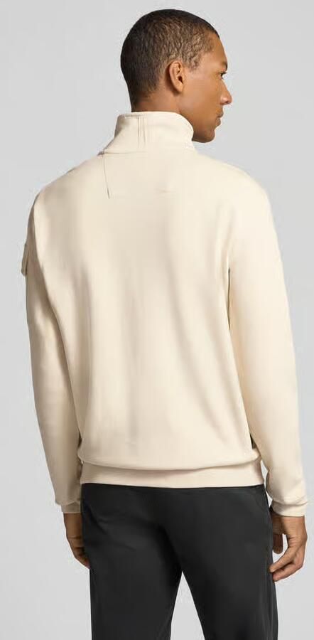 PME LEGEND Heren Truien & Vesten Half Zip Collar Interlock Jersey Ecru - Foto 14
