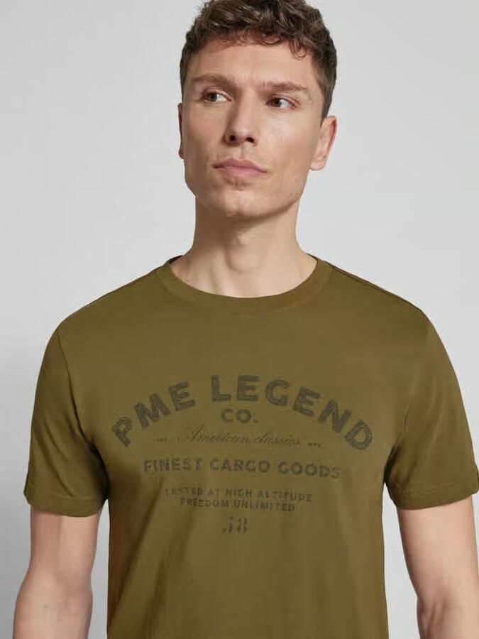 PME Legend regular fit T-shirt met logoprint - Foto 3