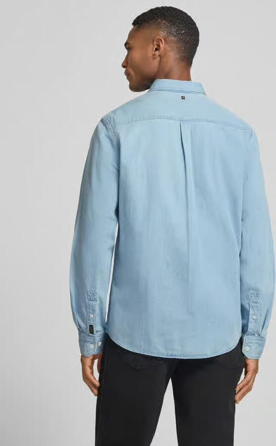 PME Legend regular fit vrijetijdshemd met borstzak en labeldetail - Foto 6