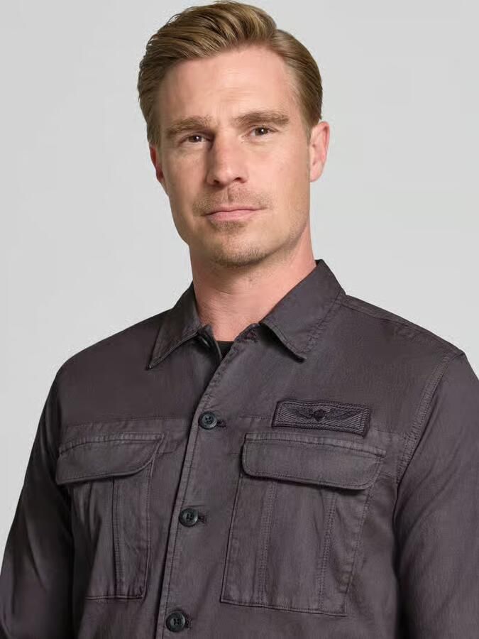 PME Legend Regular Fit vrijetijdsoverhemd met borstzakken model 'cavalry' - Foto 3