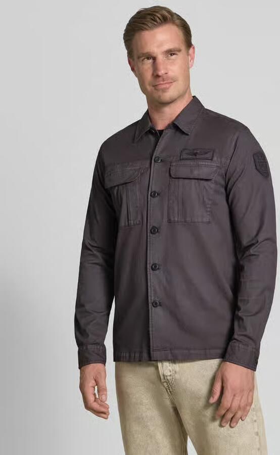 PME Legend Regular Fit vrijetijdsoverhemd met borstzakken model 'cavalry' - Foto 4