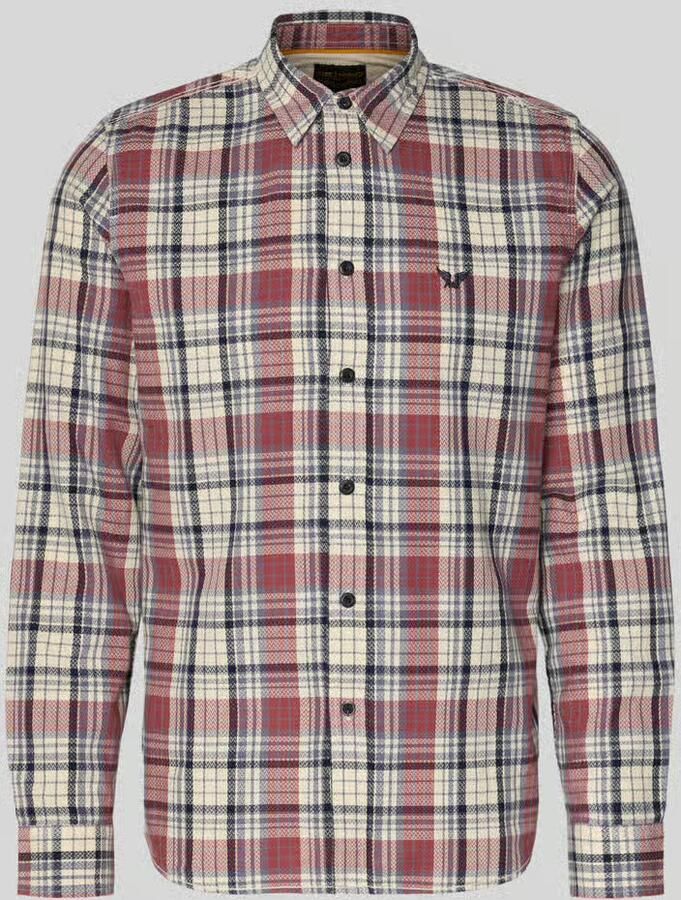 PME Legend regular fit vrijetijdsoverhemd met kentkraag en label-stitching - Foto 3