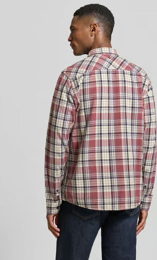 PME Legend regular fit vrijetijdsoverhemd met kentkraag en label-stitching - Foto 2