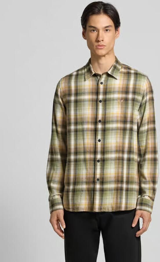 PME Legend Regular fit vrijetijdsoverhemd met kentkraag en labelstitching - Foto 3