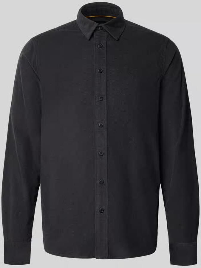 PME Legend Regular fit vrijetijdsoverhemd met kentkraag en labelstitching - Foto 4