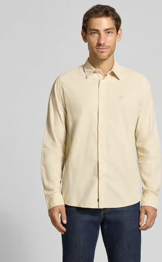 PME Legend Regular fit vrijetijdsoverhemd met kentkraag en labelstitching - Foto 4