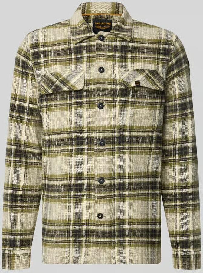 PME Legend Regular fit vrijetijdsoverhemd met labeldetail - Foto 5