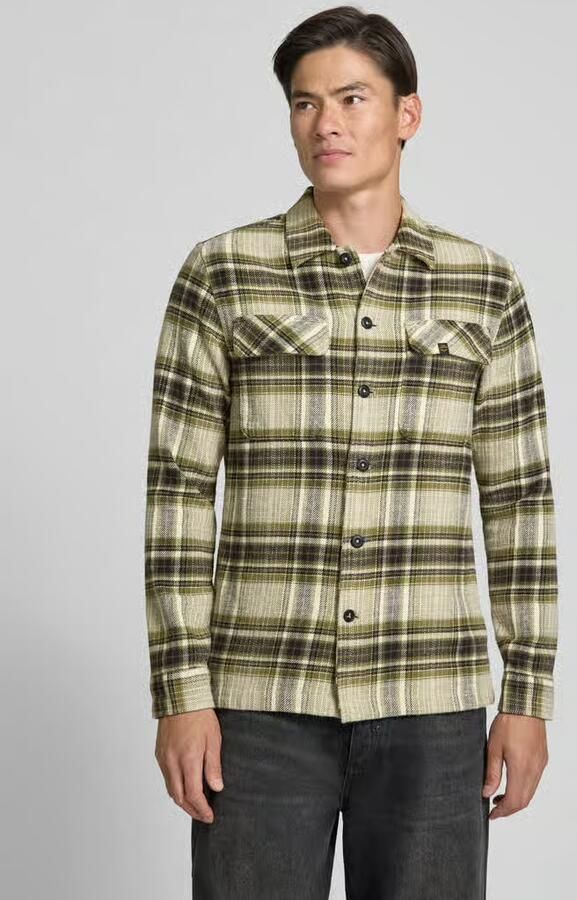 PME Legend Regular fit vrijetijdsoverhemd met labeldetail - Foto 6