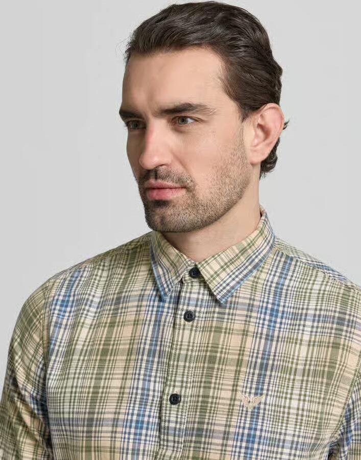 PME Legend Regular Fit vrijetijdsoverhemd met logo-stitching - Foto 2