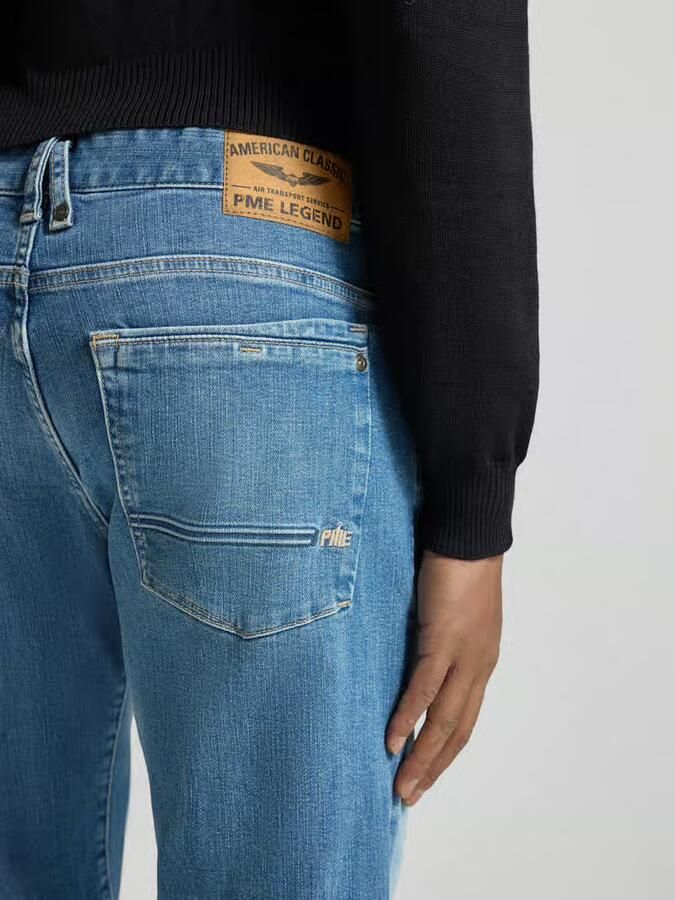 PME Legend Relaxed fit jeans in used-look model 'Commander' - Foto 9