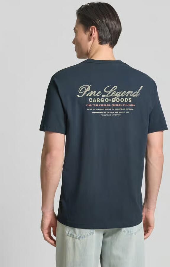 PME Legend relaxed fit T-shirt met label-prints en ronde hals - Foto 7