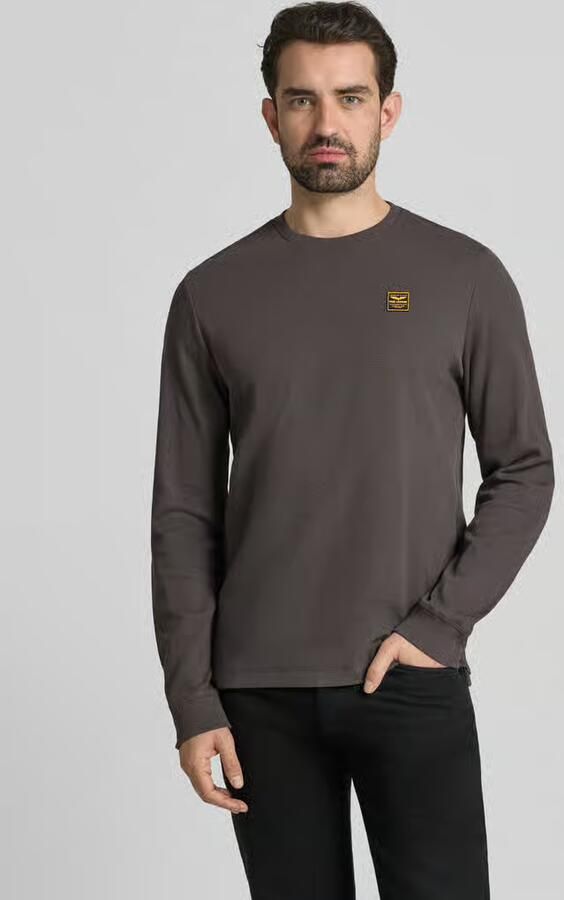 PME Legend Shirt met lange mouwen en labeldetail - Foto 2