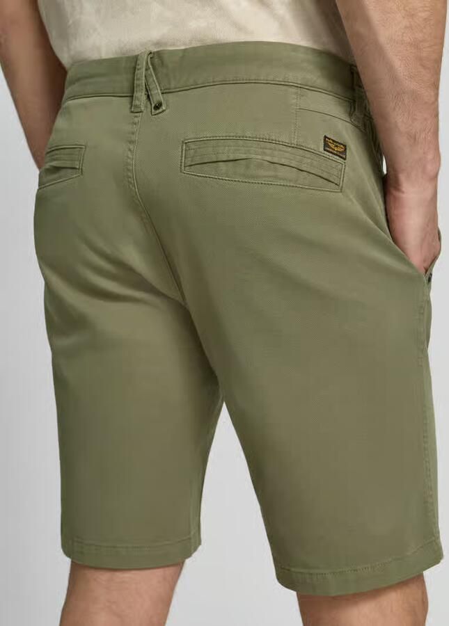 PME LEGEND Heren Broeken Spector Chino Shorts Fancy Structure Khaki - Foto 5