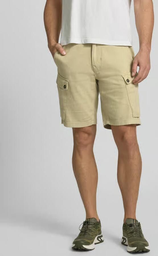 PME LEGEND Shorts van twill met garment-dye wassing - Foto 7