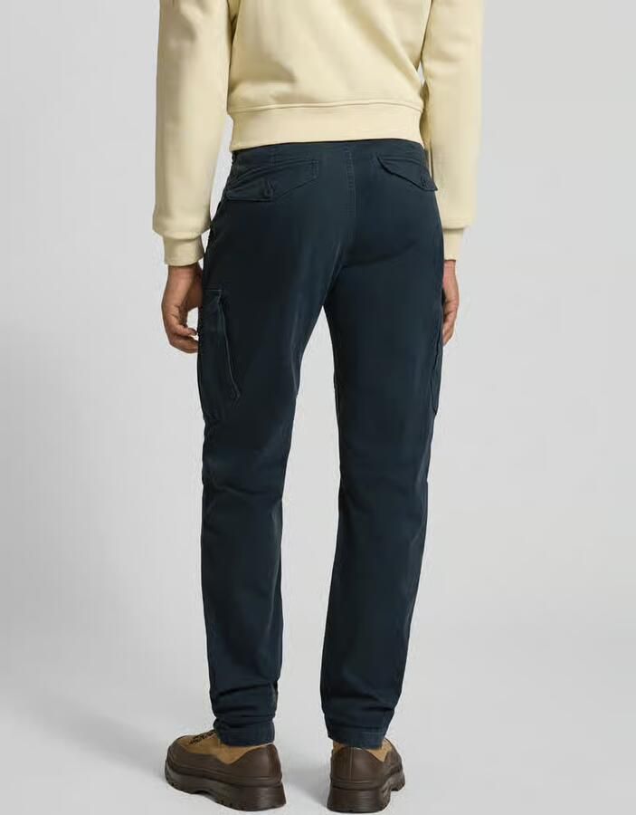 PME Legend Slim fit cargobroek met logostitching - Foto 2