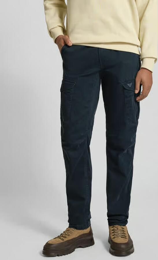 PME Legend Slim fit cargobroek met logostitching - Foto 3