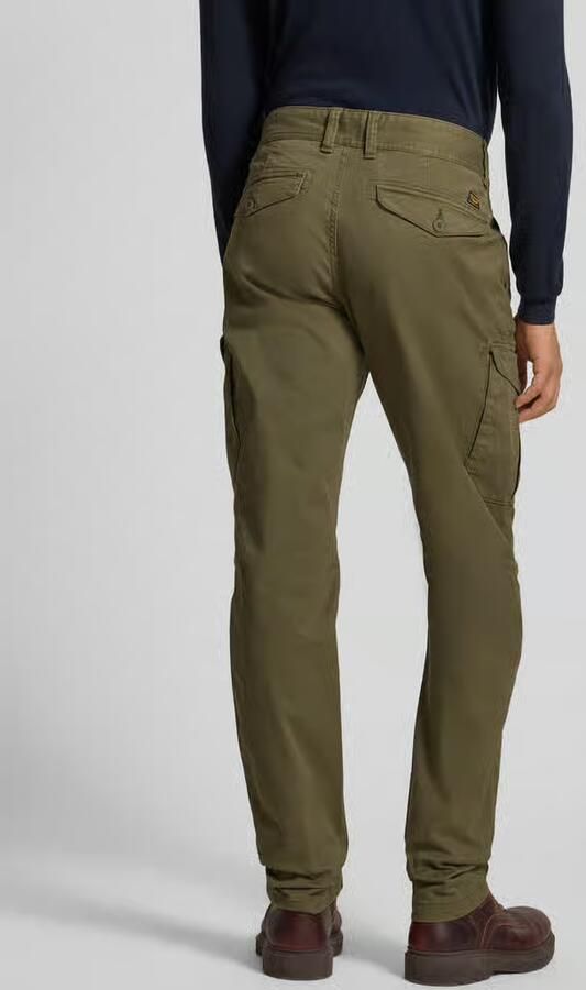 PME Legend Slim fit cargobroek met logostitching - Foto 3