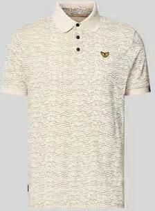 PME LEGEND Polo van 100% katoen met allover print - Foto 4