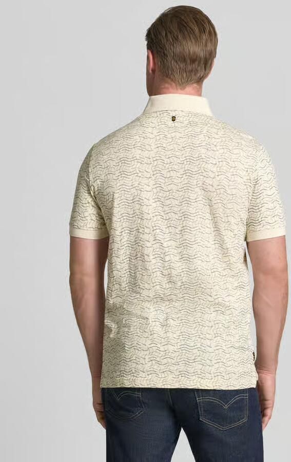 PME LEGEND Polo van 100% katoen met allover print - Foto 5