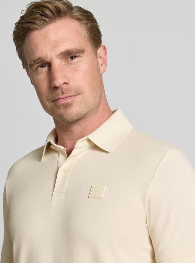 PME LEGEND Polo van piqué met stretch en flight pocket - Foto 3